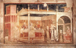 Giotto di Bondone, Festin d'Hérode.